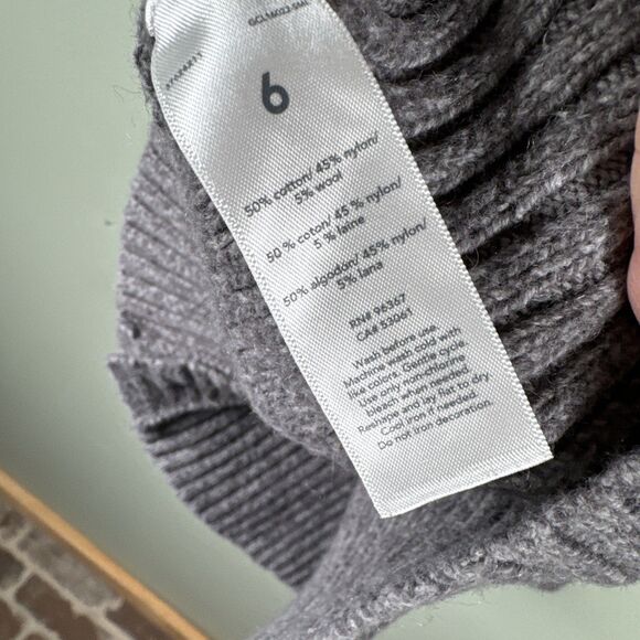 Oshkosh B'Gosh Kids Size 6 Cardigan Cable knit Sweater Top Button Gray - Picture 6 of 9